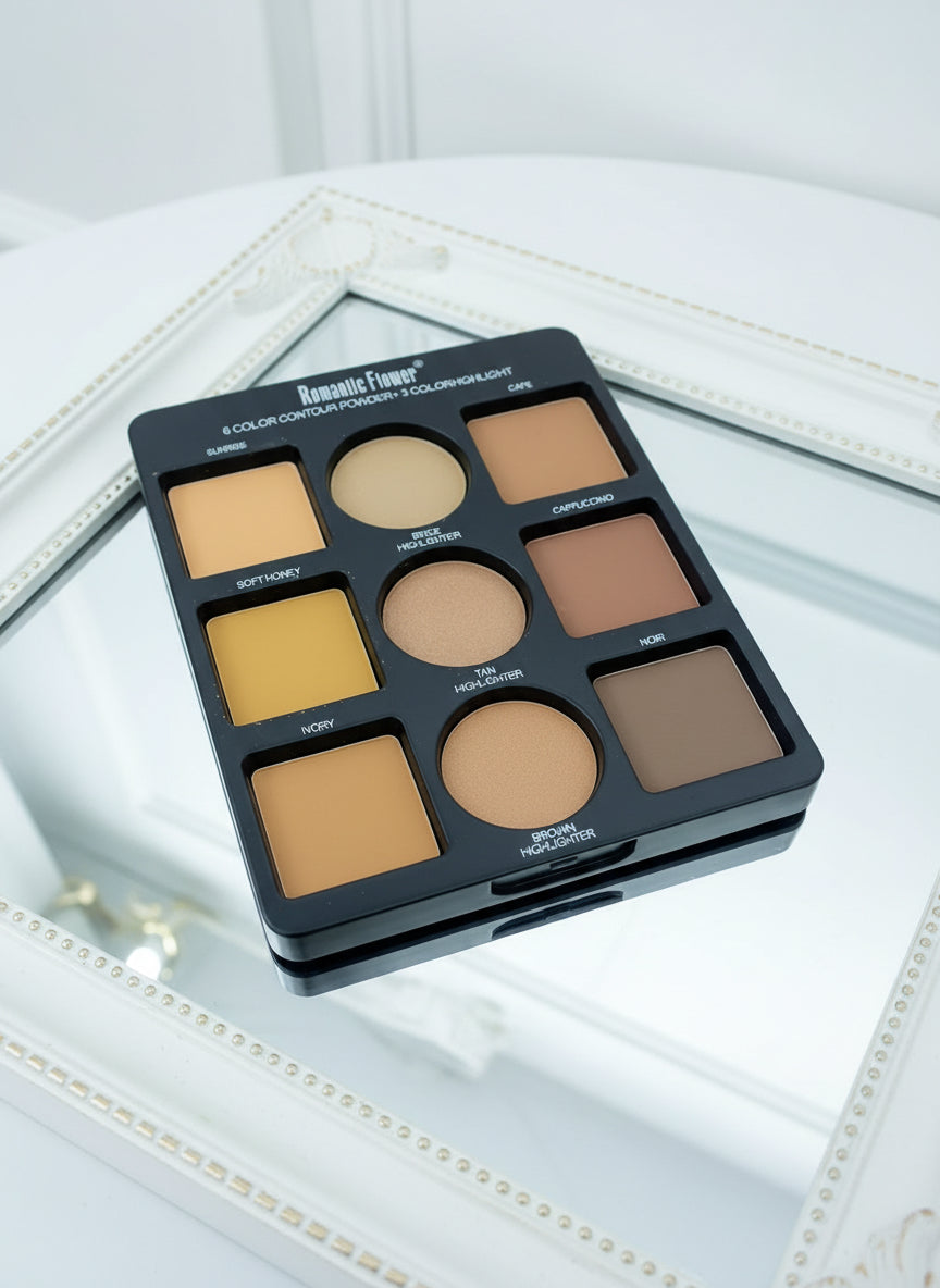 9in1  Bronzer & highlights palette